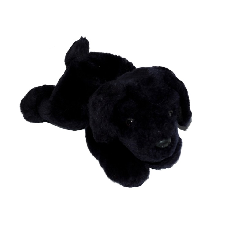 Peluche doudou chien chiot noir Labrador KEEL TOYS 26 cm (27138)