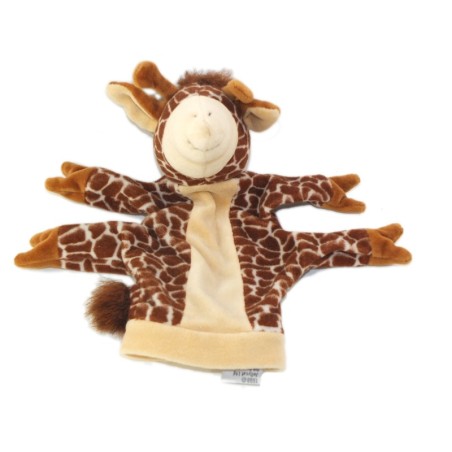 Doudou Marionnette Girafe marron beige Jellycat (26320)