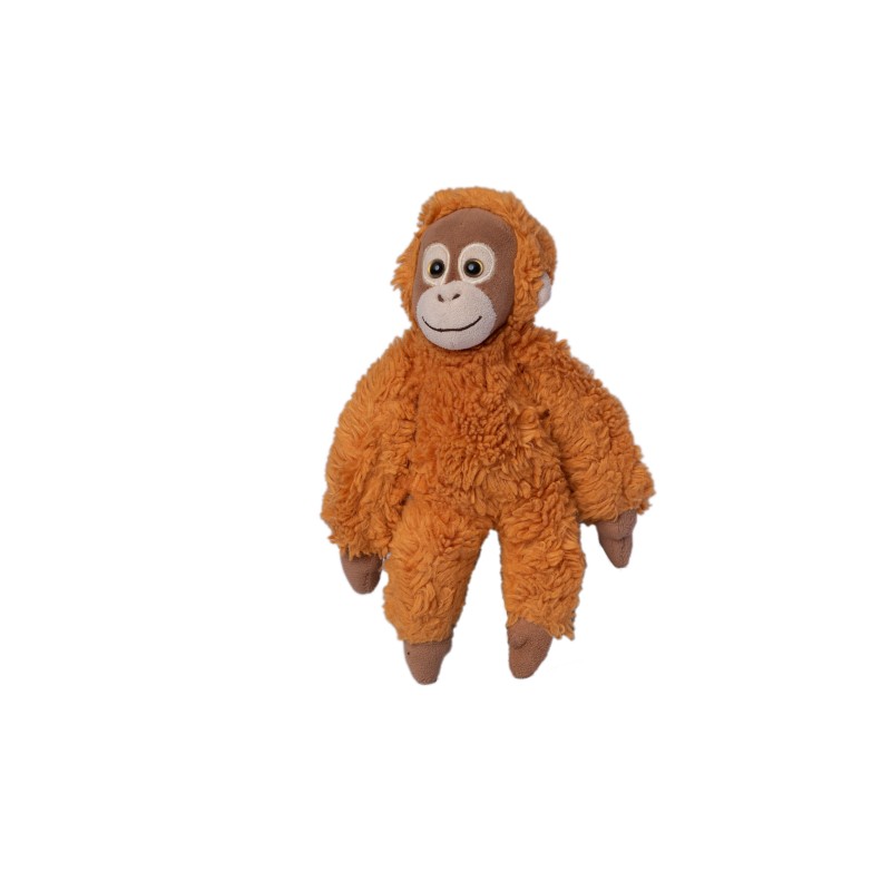 Peluche doudou Singe Orang Outang roux Jemini 26 cm (28308)