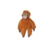 Peluche doudou Singe Orang Outang roux Jemini 26 cm (28308)