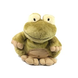 Peluche doudou Grenouille verte 28 cm Anima (18364)