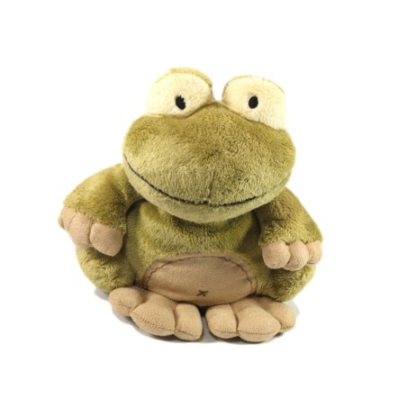 Peluche doudou Grenouille verte 28 cm Anima (18364)