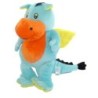 Doudou peluche DRAGON bleu jaune orange ALTHANS CLUB 28 cm (9467)