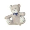 Doudou Peluche Ours gris bleu étoiles Musti 18 cm (27791)