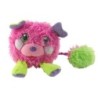 VINTAGE Peluche Popples fruit rose fushia mauve 15 cm (20549)