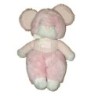 Peluche doudou Souris rose blanc rayures 28 cm TARTINE ET CHOCOLAT (24456)