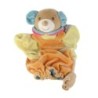 Doudou Marionette Souris orange bleu jaune Nounours (23240)