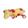 Peluche doudou Sucre d'Orge jaune rouge vert 30 cm (27954)