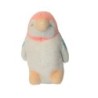 Vintage Peluche Pingouin blanc rose bleu Nounours 22 cm (27520)