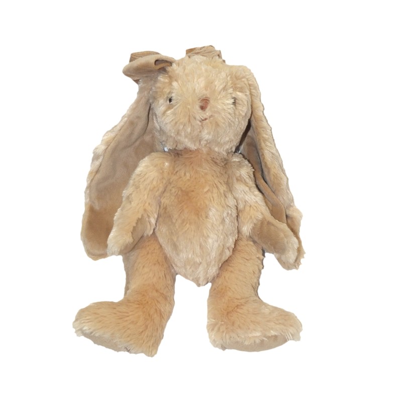 Peluche Lapin beige Bukowski Design 42 cm Noeud (27977)