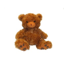 Peluche ours marron roux Nounours 40 cm (27255)
