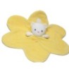 Doudou ours plat jaune Luminou Jemini abeille (22543)
