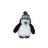 Peluche doudou Pingouin noir blanc bonnet laine gris Gund 32 cm (28320)