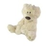 Peluche Ours blanc beige clair creme ecru nez marron brun 35 cm GUND (25338)