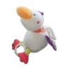 Doudou peluche Canard blanc Musical Babysun 26 cm (22998)