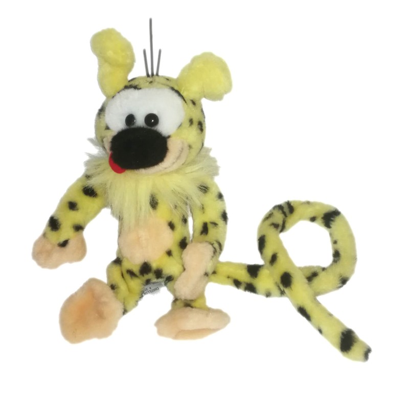 Peluche MARSUPILAMI 30 cm + queue 45 cm Ajena Nounours Marsu 1999 (23848)