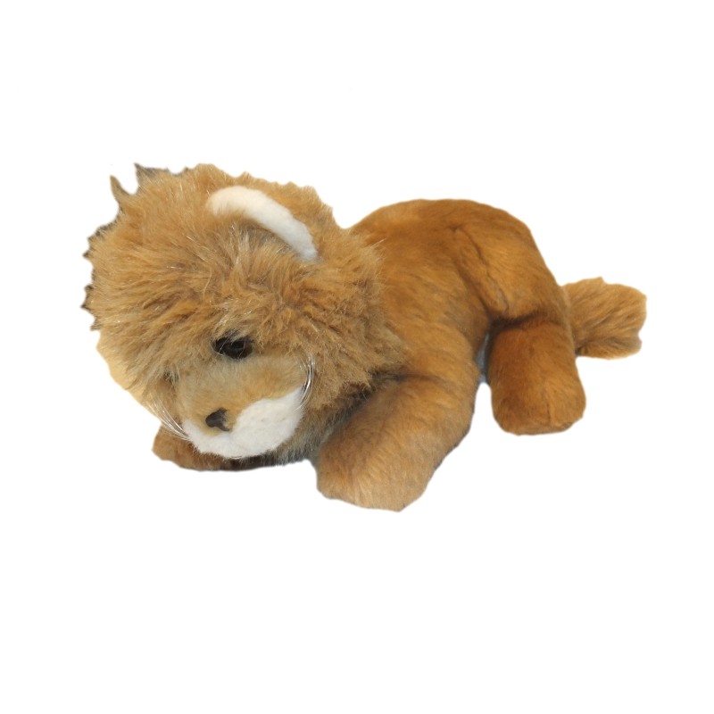 Peluche Lion marron blanc Aux Nations 35 cm (27658)