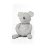Doudou souris grise robe lune étoile Obaibi Scratchs aux mains 40 cm (28475)