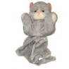 Vintage Ancienne Peluche Range Pyjama 45 cm Chat gris blanc Nounours  (24322)