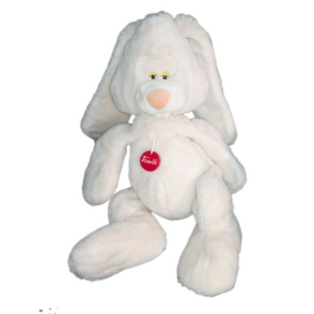 Grande peluche Lapin blanc Trudi 60 cm (21018)