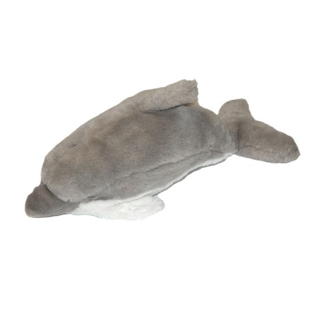 Peluche Dauphin gris blanc Nounours 40 cm (27689)