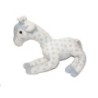 VINTAGE Ancienne peluche Girafe blanche pois bleus Nounours 35 cm (27661)