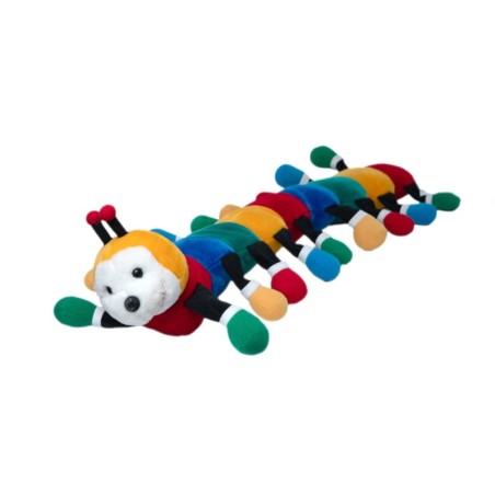 Grande peluche Chenille Althans club multicolore 95 cm Vintage (28433)