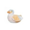 Ancienne peluche Canard blanc rose bleu orange Nounours Range Pyjama Vintage 28 cm (28445)