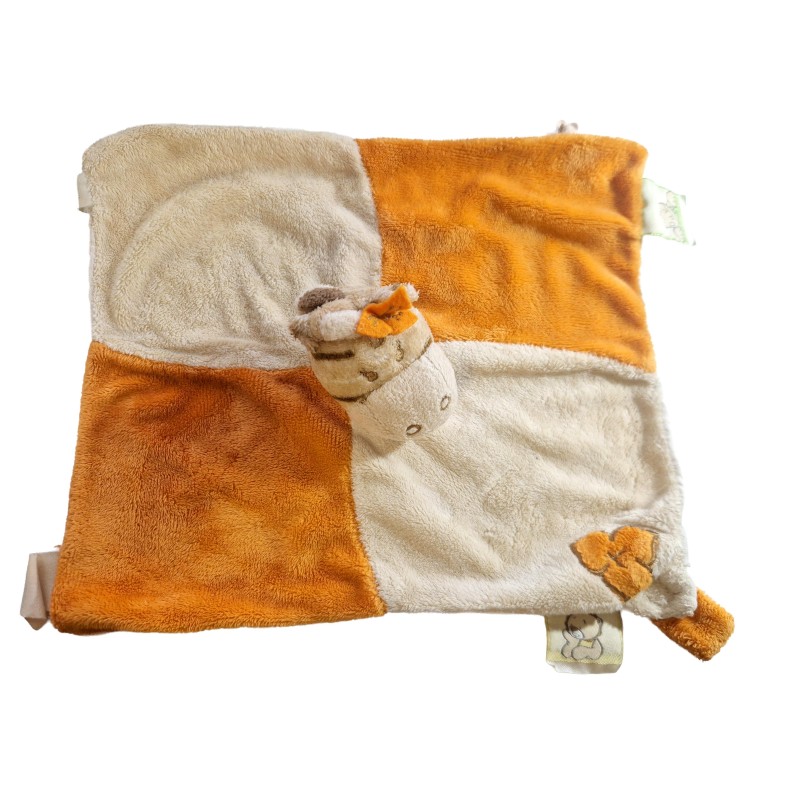 Peluche doudou renard orange Noukie's William & Henry chez vous des demain