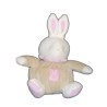 Doudou Lapin boule 27 cm – Klorane beige rose blanc