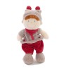 Doudou poupée garçon lutin bordeaux étoiles Nicotoy Vêtir 28 cm – DoudouExpress
