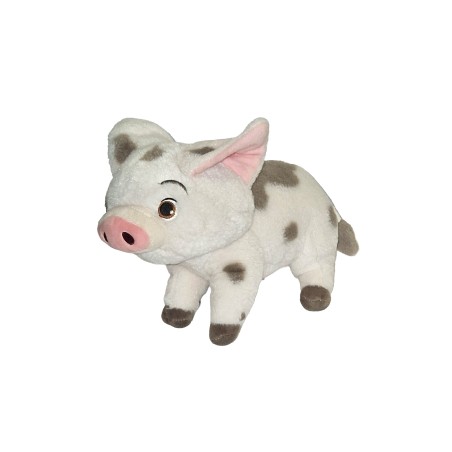 Peluche Pua Vaiana Disney 25 cm, le célèbre cochon de Vaiana. Produit d’occasion vérifié, propre et contrôlé. Disponible sur Dou