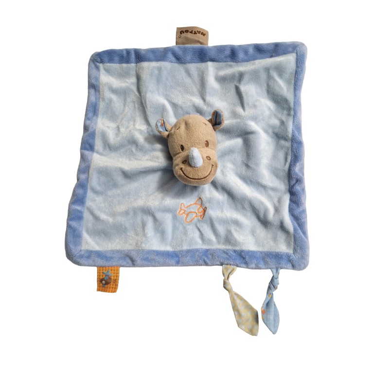 Doudou plat dragon bleu Orchestra Prémaman d’occasion | Destock Baby chez vous des demain