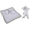Doudou plat Dumbo blanc et gris étoiles Disney Nicotoy neuf | Destock Baby