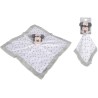 Doudou plat Minnie lange blanc et gris Disney Baby Nicotoy neuf | Destock Baby