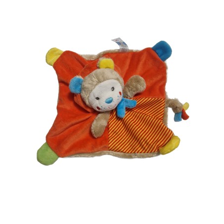 Doudou plat lion orange Simba Toys Nicotoy 579/2814 neuf | Destock Baby