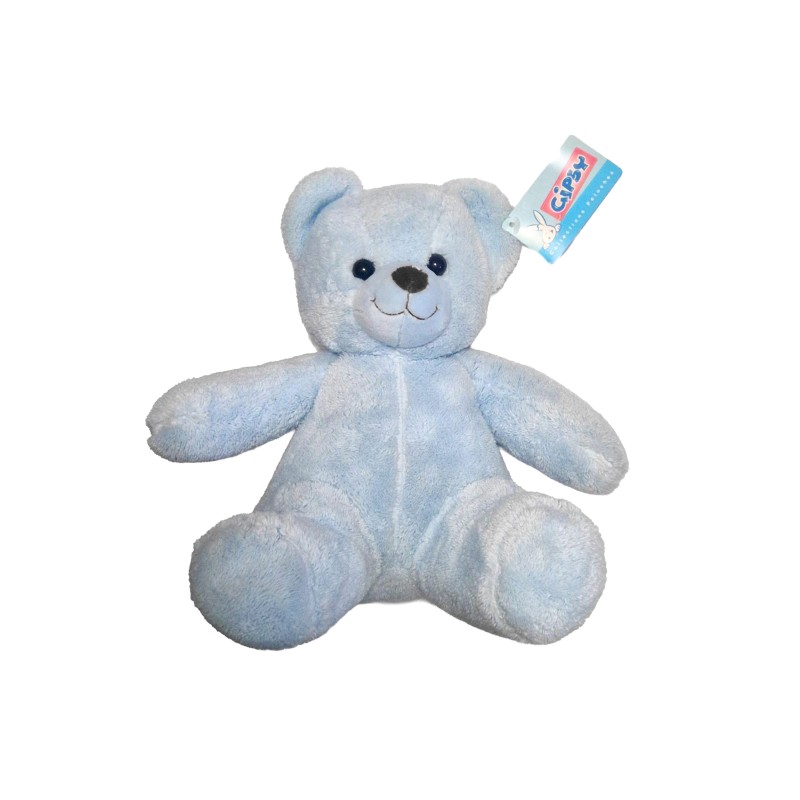 Peluche ours Club bleu Gipsy 24 cm assis d’occasion | Destock Baby