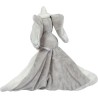 Doudou gris blanc mouchoir Dumbo l'Elephant Disney Nicotoy Simba Toys | Destock Baby