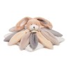 Doudou lapin pétales taupe Doudou et Compagnie DC2792 28 cm comme neuf | Destock Baby