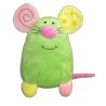 Peluche souris verte rose jaune Althans | Destock Baby