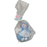 Poupée doudou Babi Corolle 20 cm blanc bleu rayures vintage neuve emballage d’origine | Destock Baby