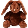 Peluche lapin marron DPAM 22 cm neuf nez argenté | Destock Baby