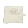 Doudou plat carré 22 cm Mouton agneau blanc KIMBALOO La Halle