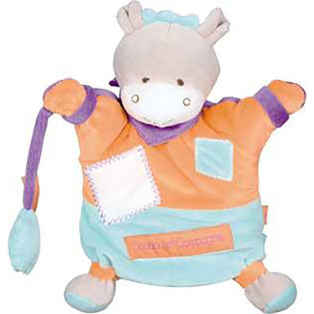 Marionnette âne Zénon Doudou et Compagnie DC2565 | Neuf avec étiquette