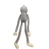 Doudou peluche paresseux Tex Baby gris beige 48 cm