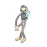 Doudou peluche Paresseux Tex Baby gris beige 48 cm