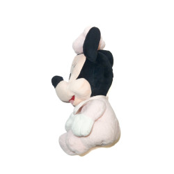 Peluche doudou Baby Minnie Bébé bavoir Disneyland Paris 26 cm | DestockBaby