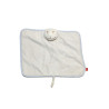 Doudou plat chat blanc bleu Tex Carrefour | DestockBaby