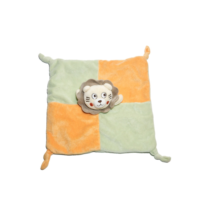 Doduou plat lion orange vert Kimbaloo | DestockBaby