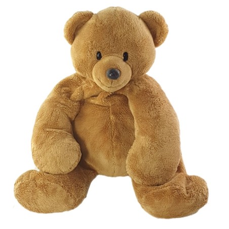 Peluche doudou Ours marron Nicotoy 35 cm The classic collection  (22778)